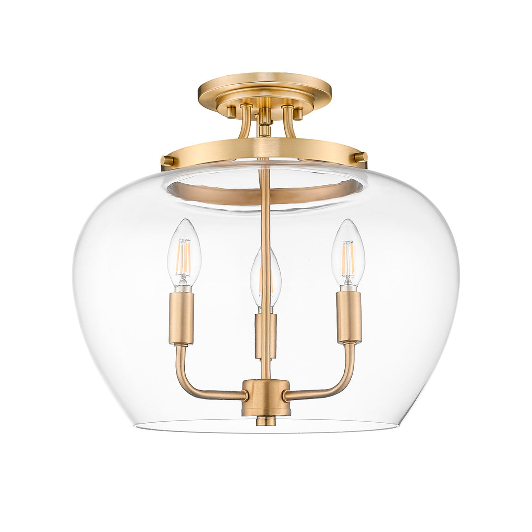 3 Light Semi Flush Mount