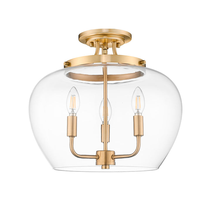 3 Light Semi Flush Mount