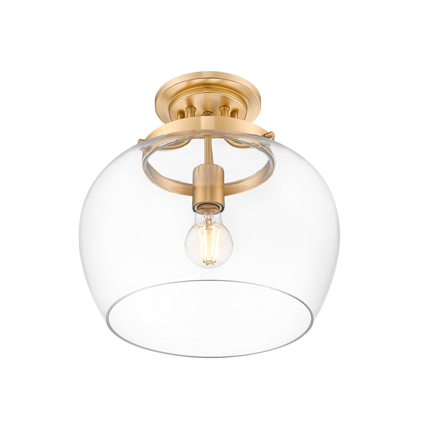 1 Light Semi Flush Mount