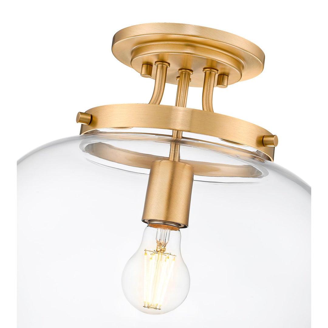 1 Light Semi Flush Mount