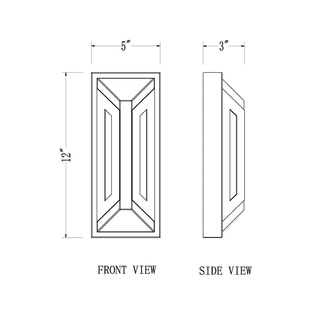 2 Light Outdoor Wall Light