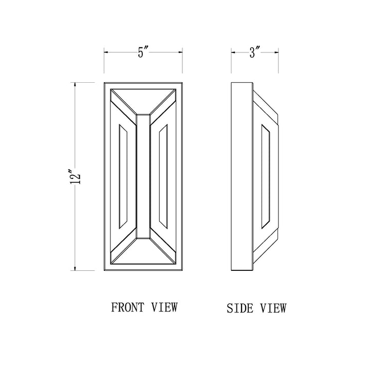 2 Light Outdoor Wall Light