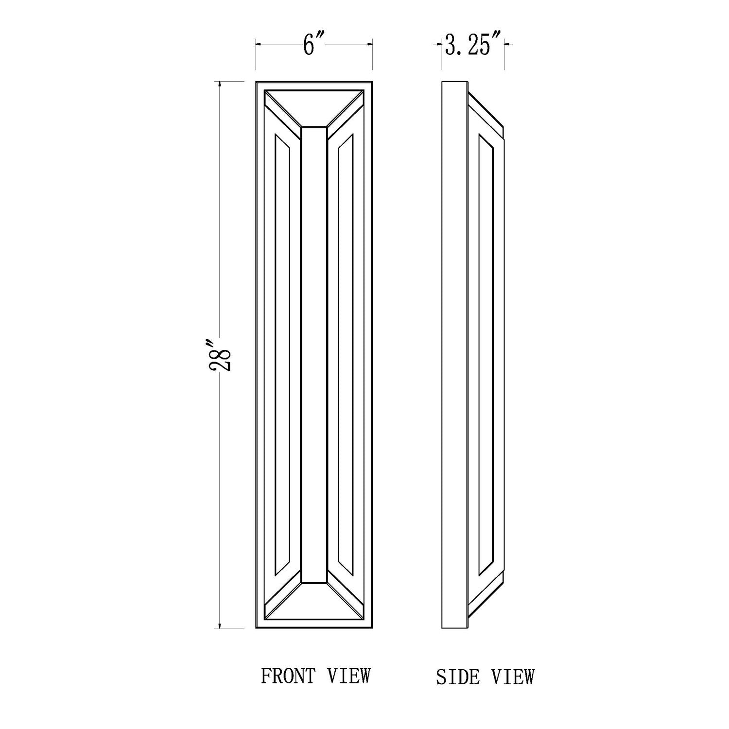 2 Light Outdoor Wall Light