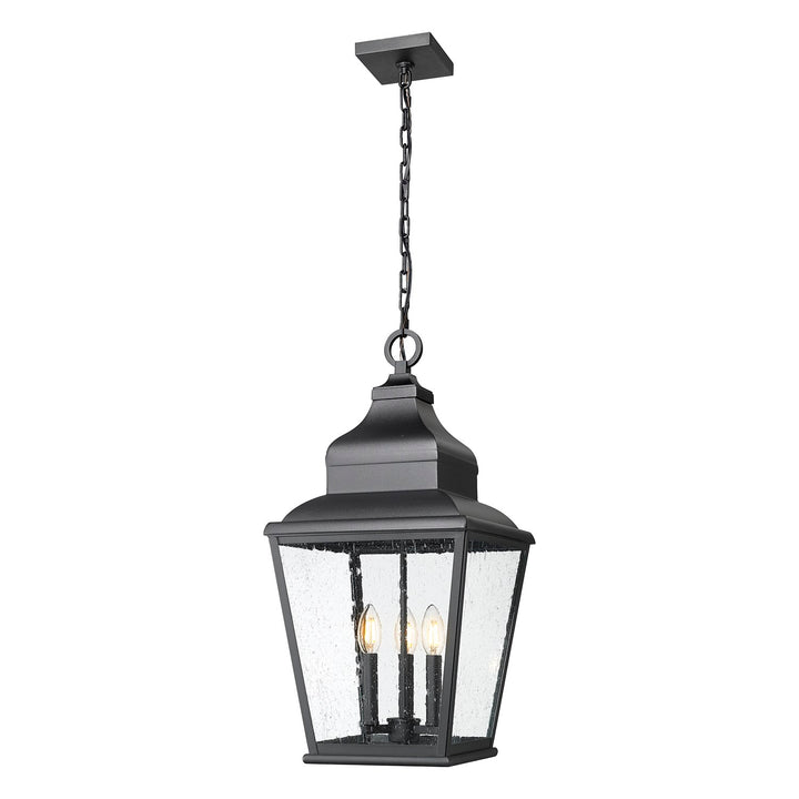 3 Light Outdoor Chain Mount Ceiling Fixture by Z-Lite