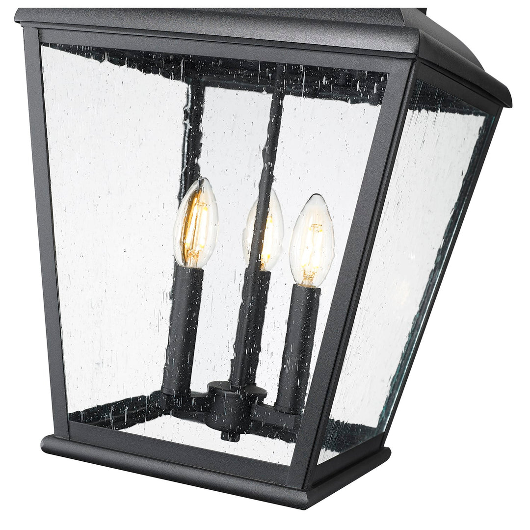 3 Light Outdoor Chain Mount Ceiling Fixture