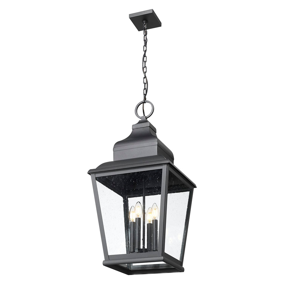 4 Light Outdoor Chain Mount Ceiling Fixture