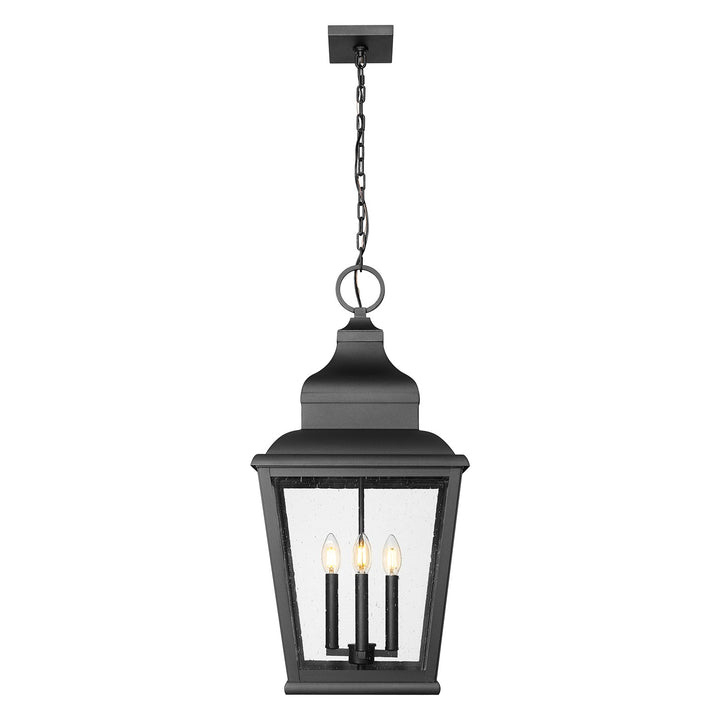 4 Light Outdoor Chain Mount Ceiling Fixture
