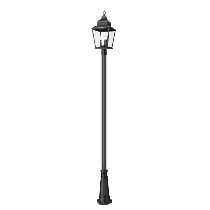 3 Light Outdoor Post Mounted Fixture by Z-Lite