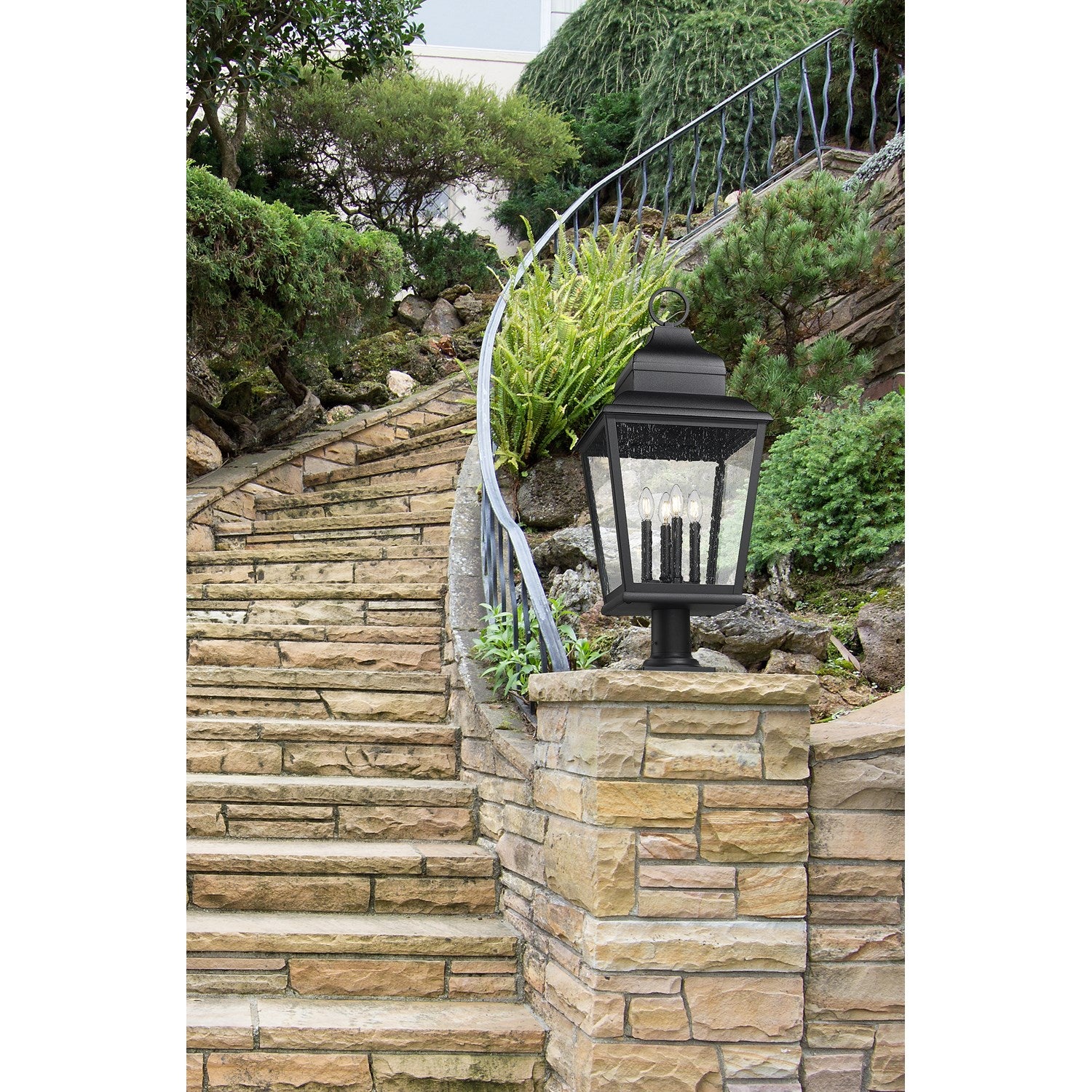 4 Light Outdoor Pier Mounted Fixture