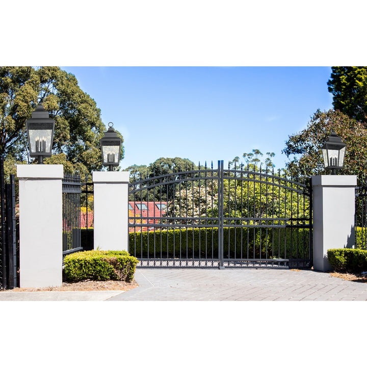 5 Light Outdoor Pier Mounted Fixture