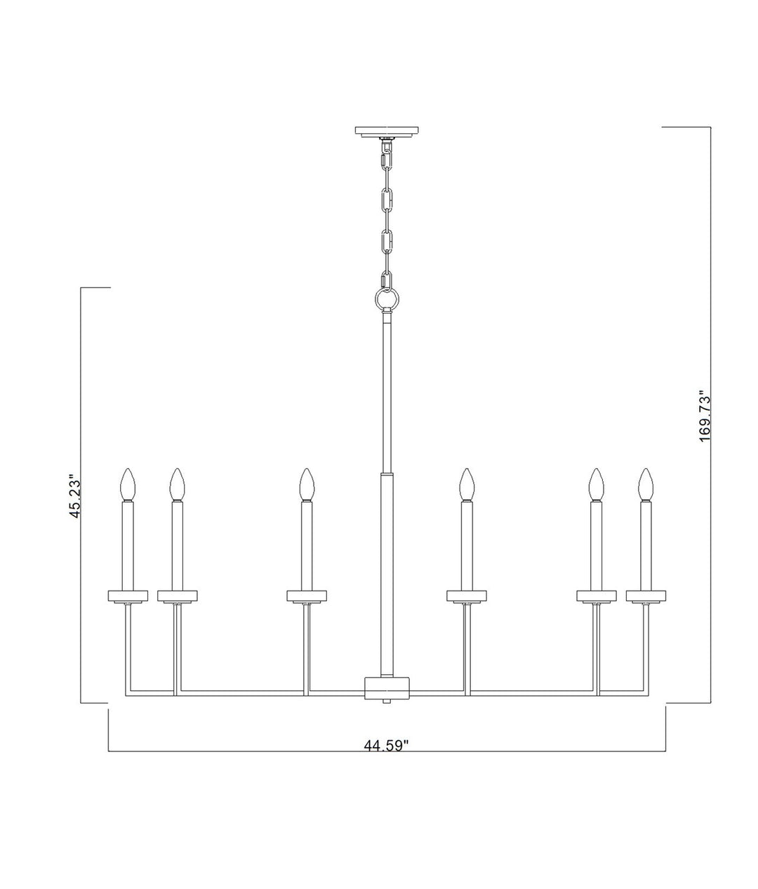 10 Light Chandelier