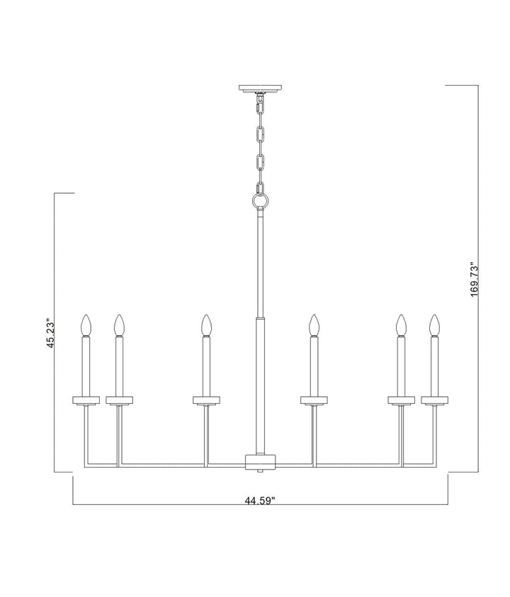 10 Light Chandelier