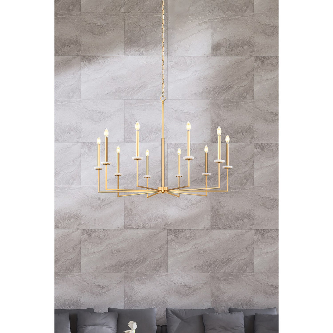 10 Light Chandelier