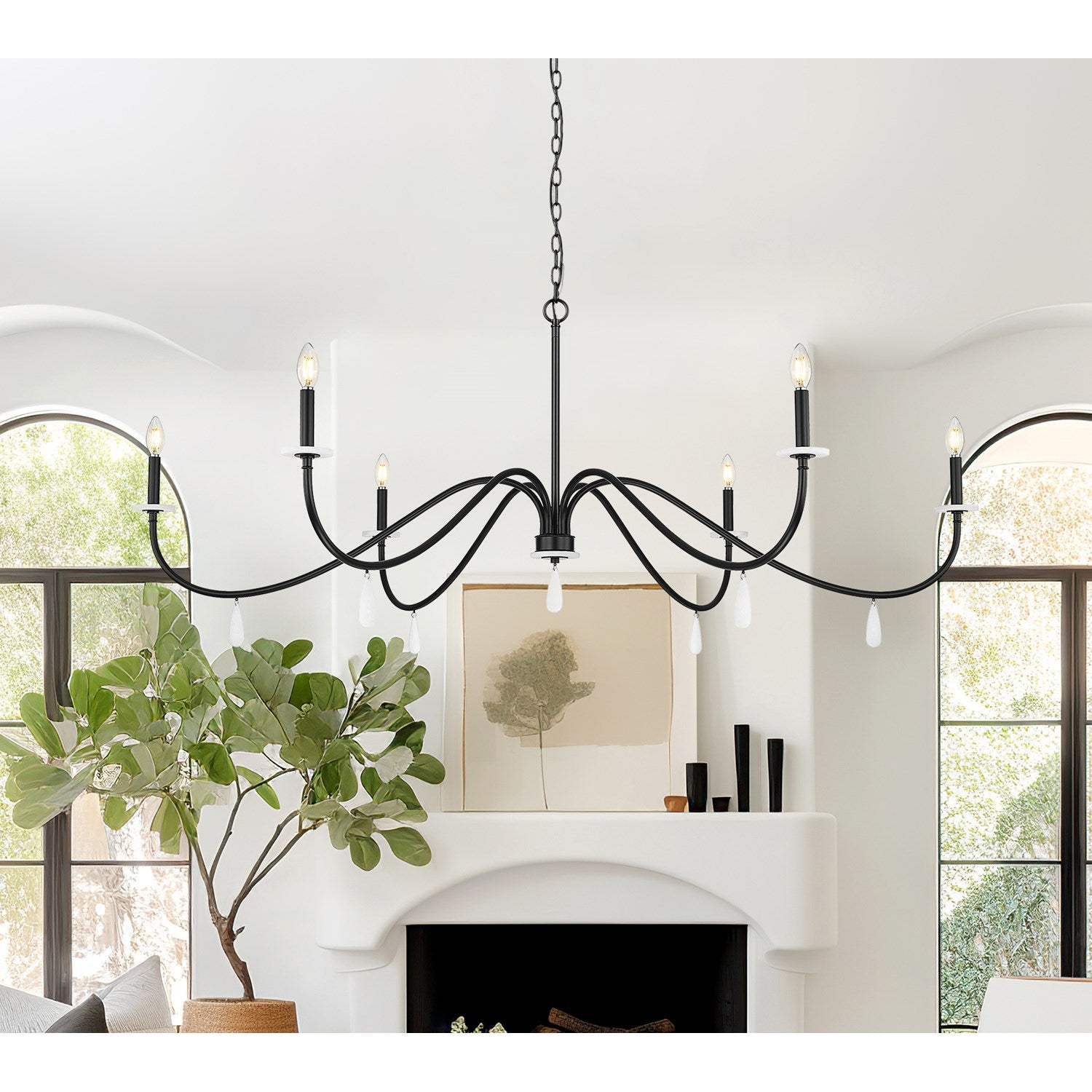 6 Light Chandelier