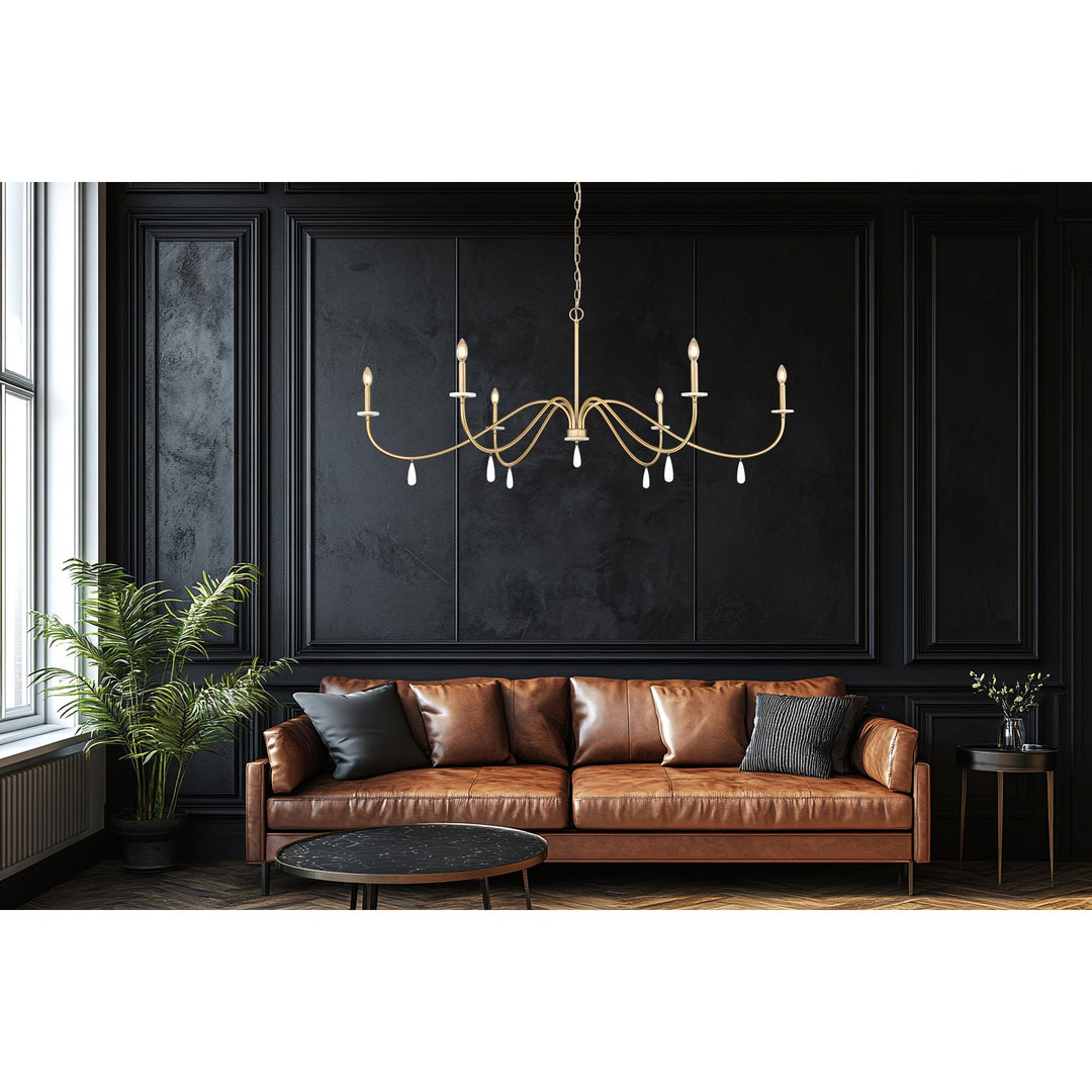 6 Light Chandelier