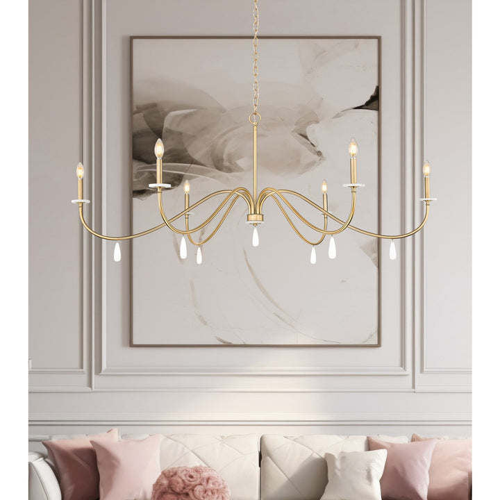 6 Light Chandelier
