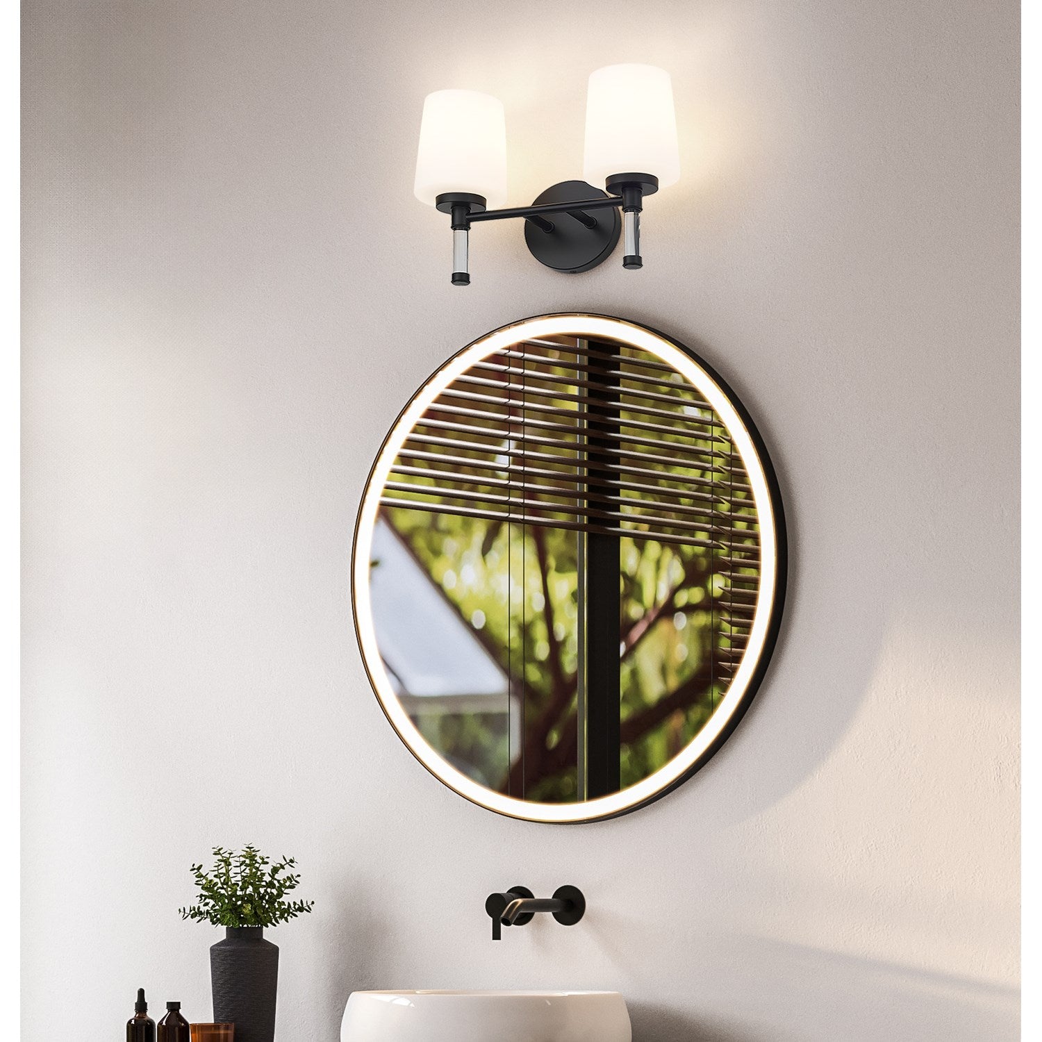 2 Light Vanity