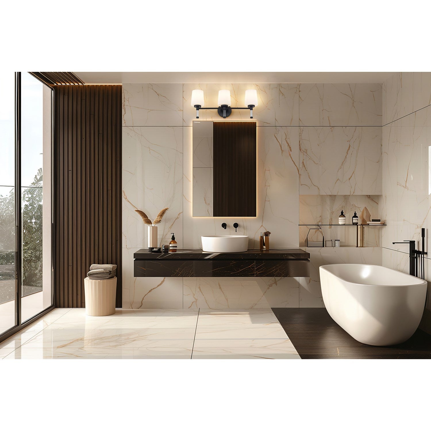 3 Light Vanity
