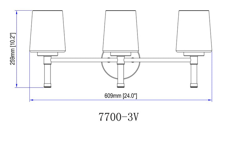 3 Light Vanity