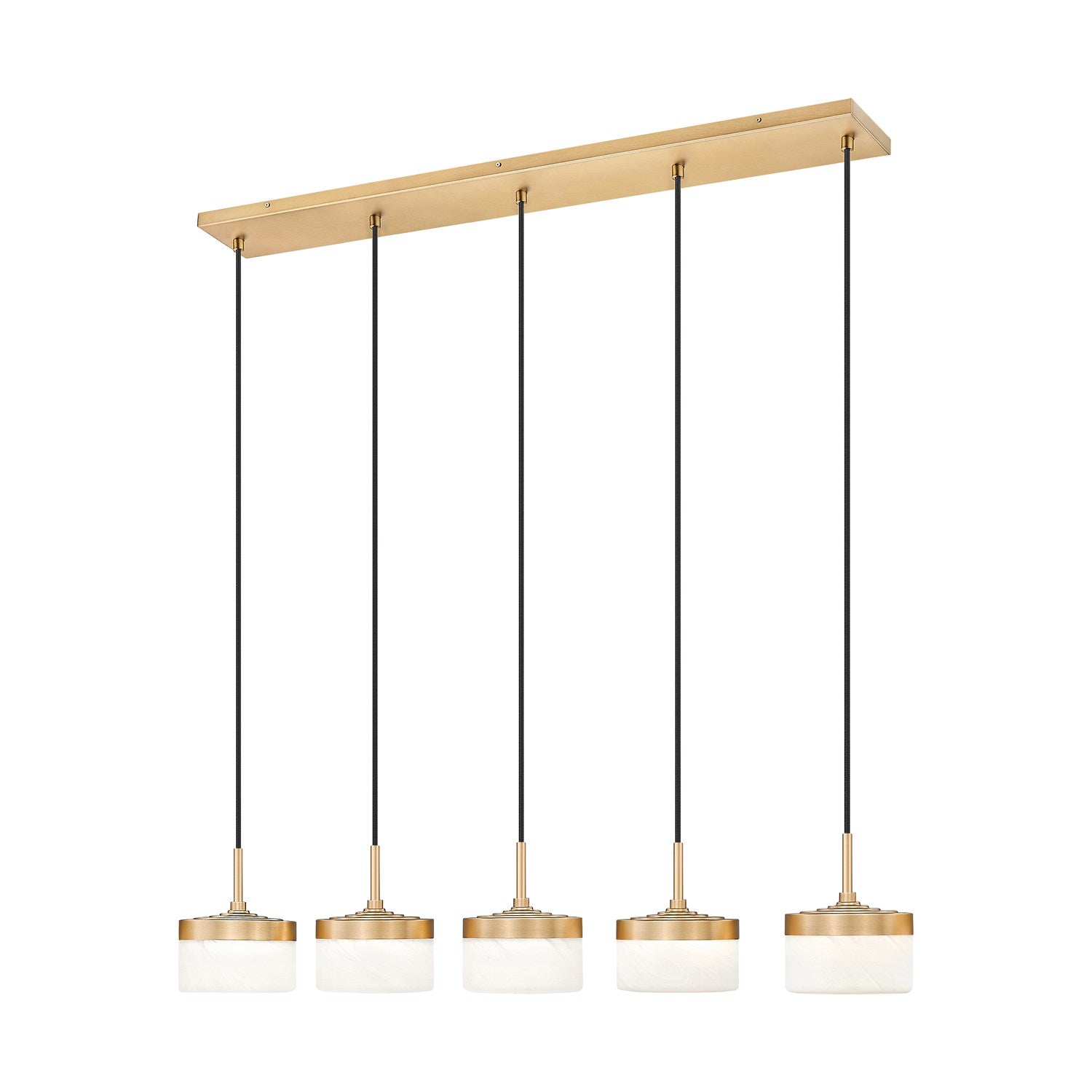 5 Light Linear Chandelier by Z-Lite