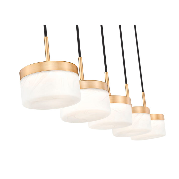 5 Light Linear Chandelier