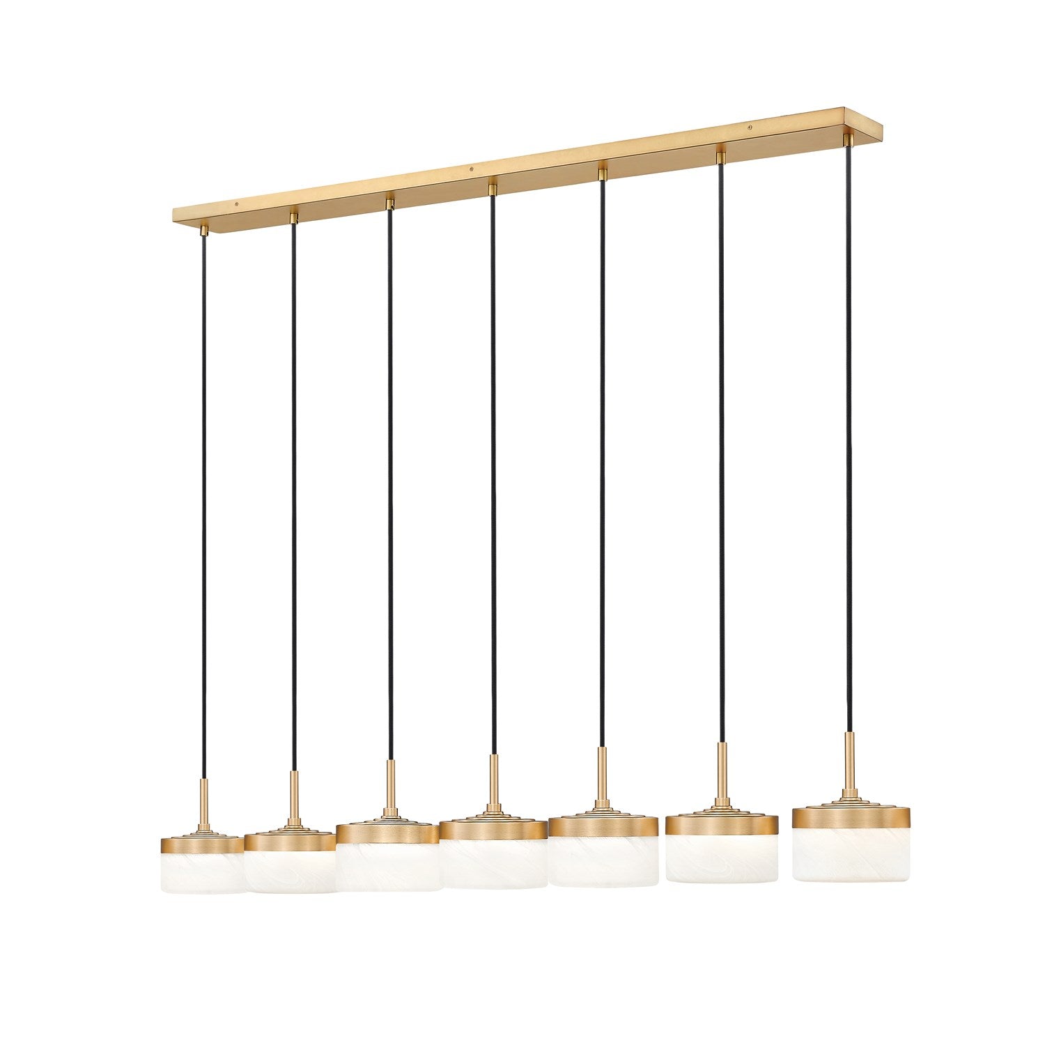 7 Light Linear Chandelier by Z-Lite