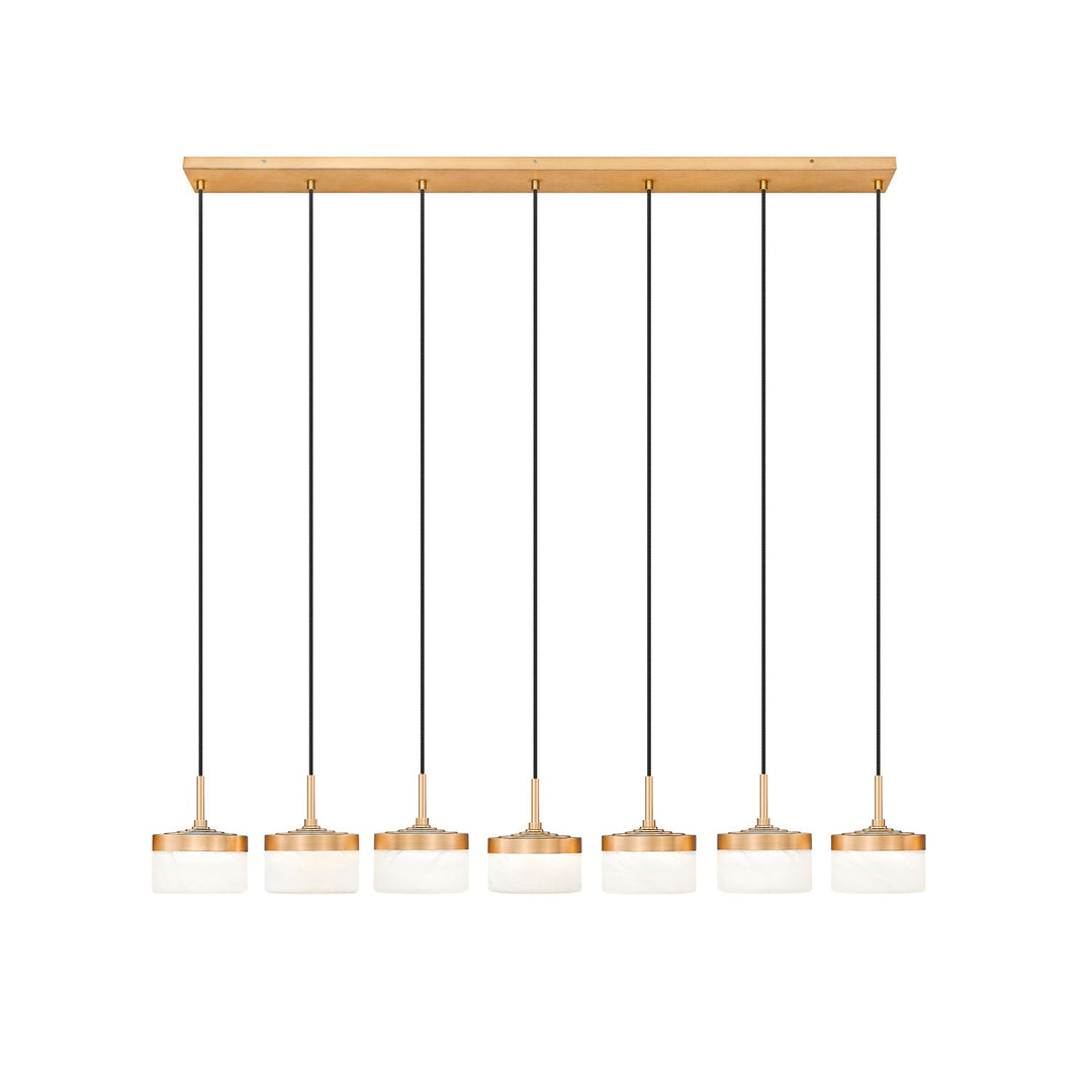7 Light Linear Chandelier