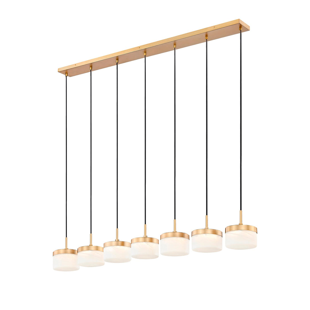7 Light Linear Chandelier