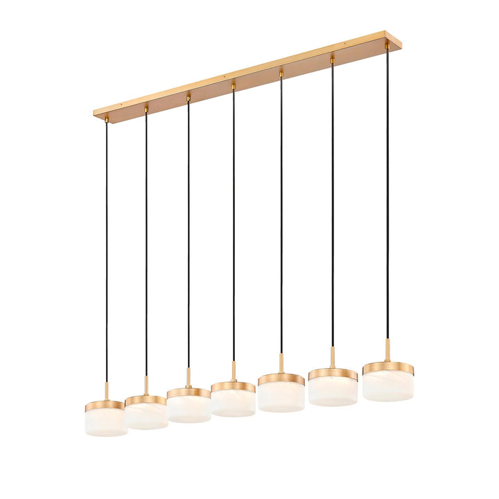 7 Light Linear Chandelier