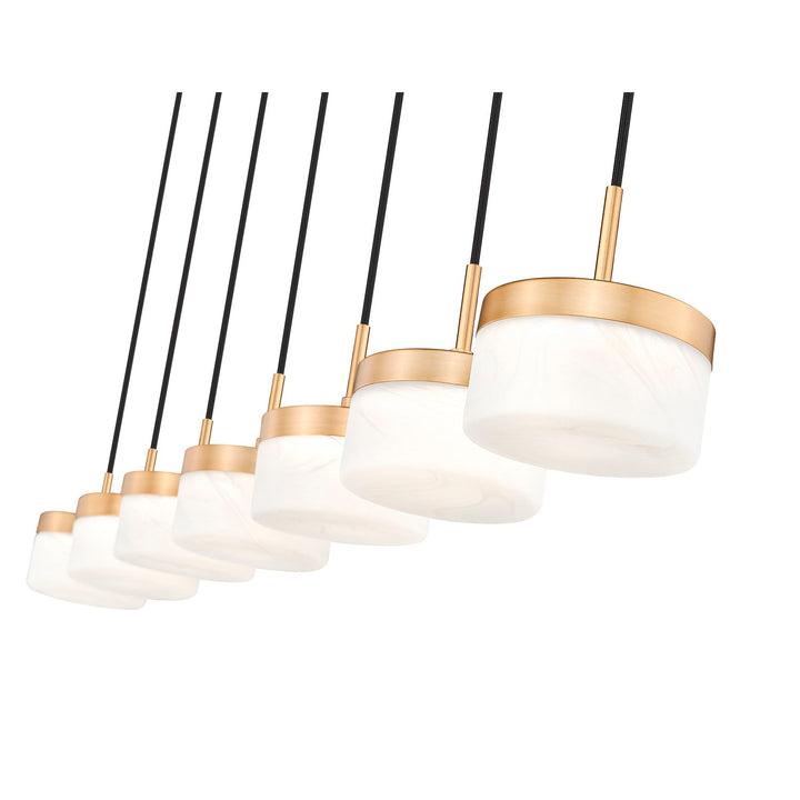 7 Light Linear Chandelier