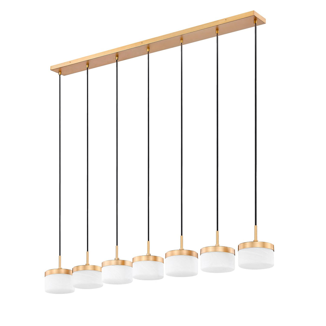 7 Light Linear Chandelier