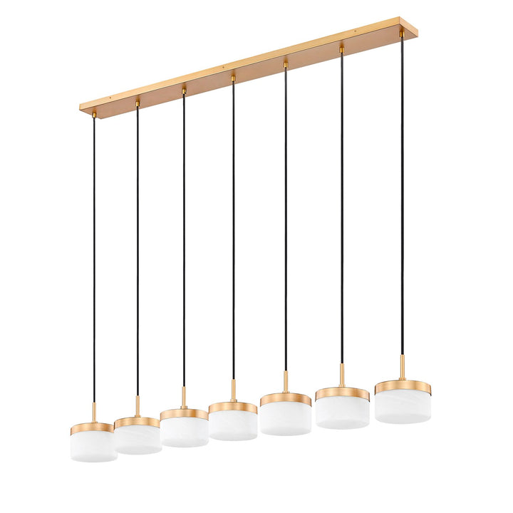 7 Light Linear Chandelier