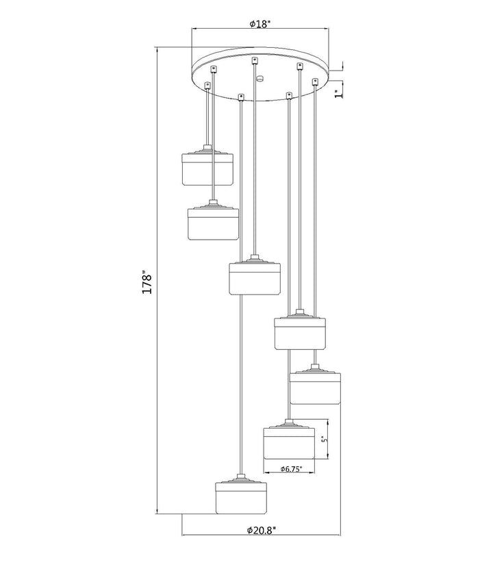 7 Light Chandelier