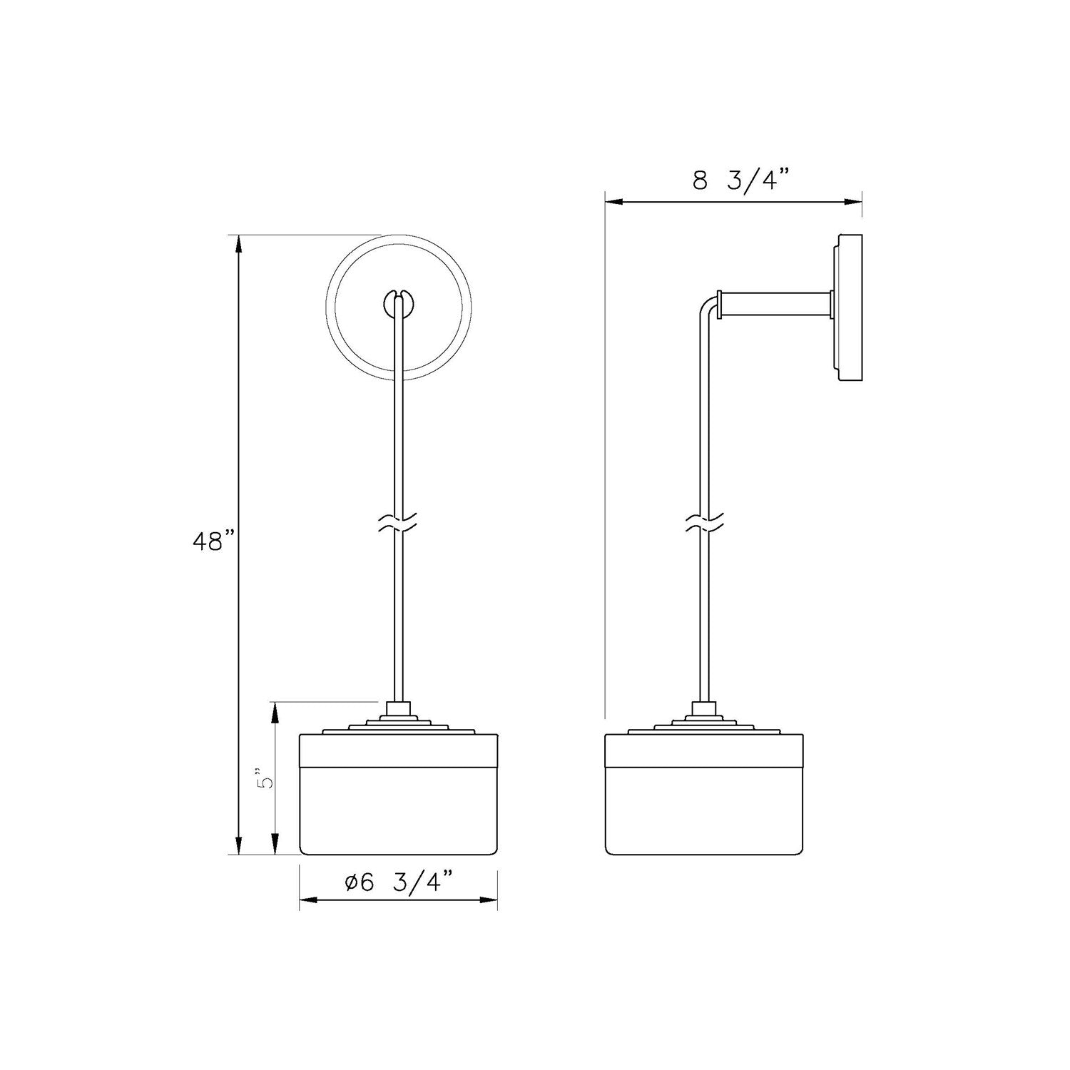 1 Light Wall Sconce