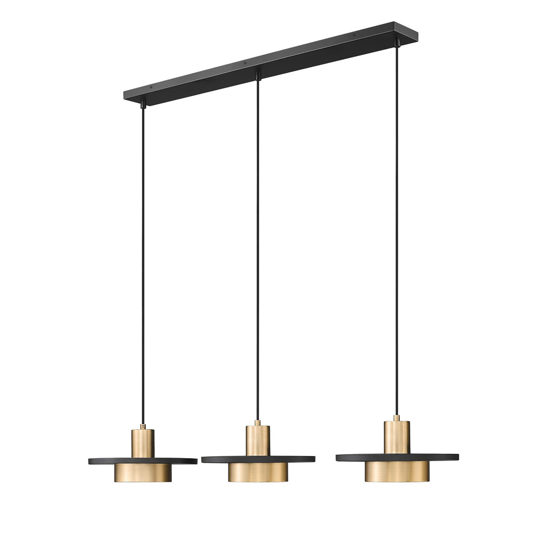 3 Light Linear Chandelier by Z-Lite