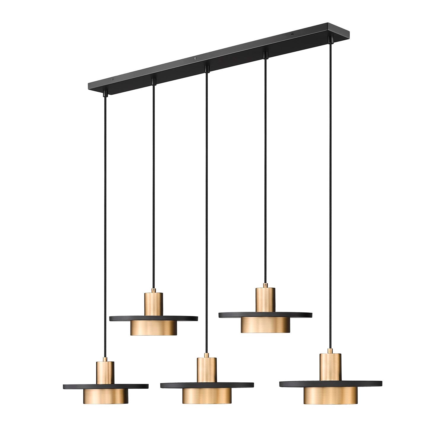 5 Light Linear Chandelier by Z-Lite