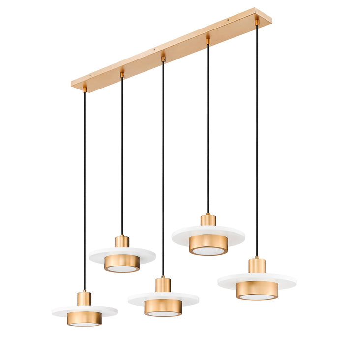 5 Light Linear Chandelier