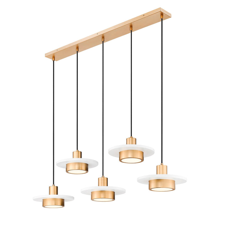 5 Light Linear Chandelier