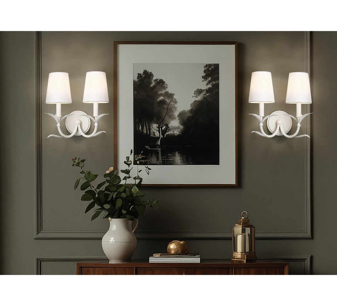 2 Light Wall Sconce