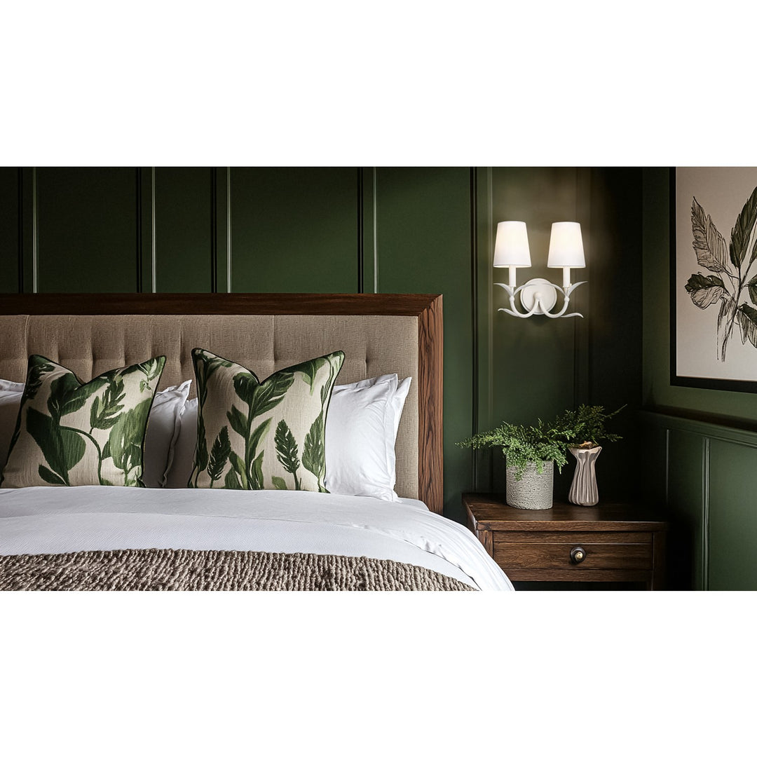 2 Light Wall Sconce