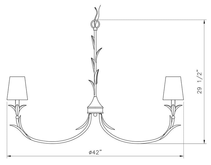 8 Light Chandelier