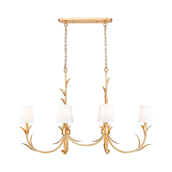 6 Light Linear Chandelier
