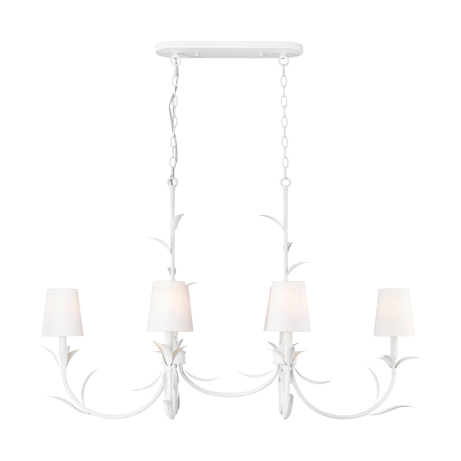 6 Light Linear Chandelier