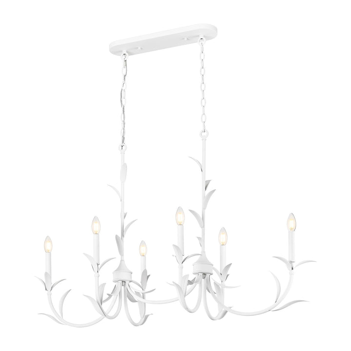 6 Light Linear Chandelier