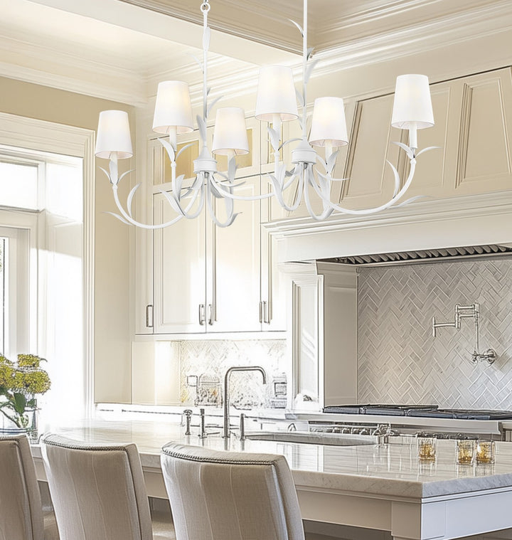 6 Light Linear Chandelier