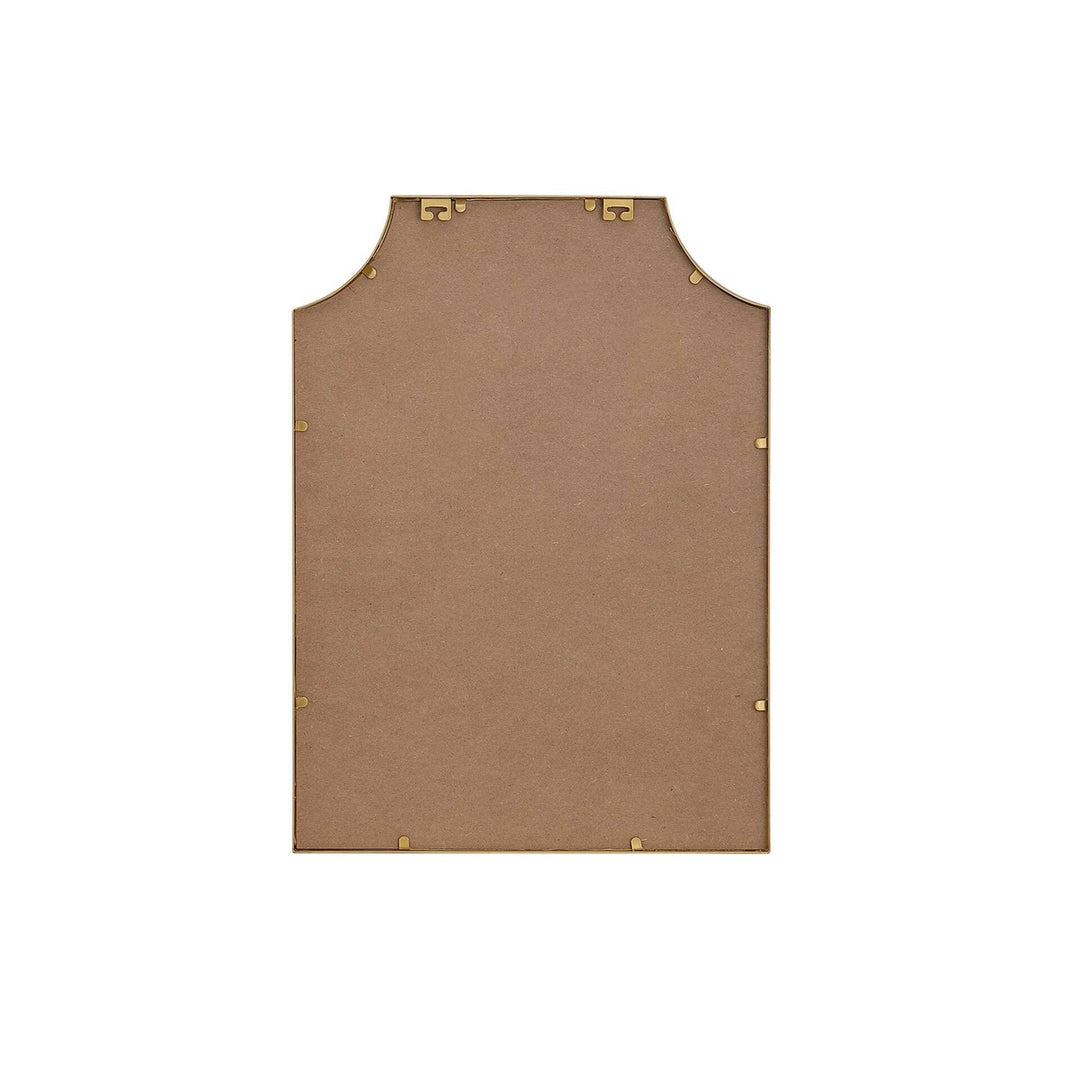 Notched Metal Mirror 22X30 Inch In Brass