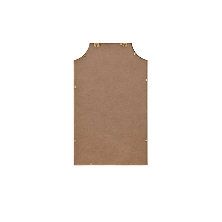 Notched Metal Mirror 22X36 Inch In Brass