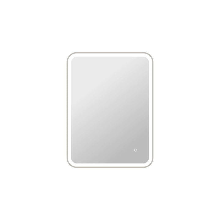 36 Inch Rectangle Led Front And Backlit Wall Mirror In Silver by Elegant Kitchen and Bath