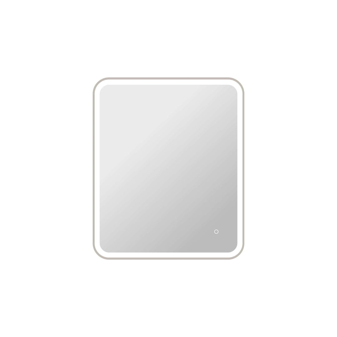 36 Inch Rectangle Led Front And Backlit Wall Mirror In Silver by Elegant Kitchen and Bath