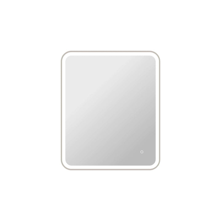 36 Inch Rectangle Led Front And Backlit Wall Mirror In Silver by Elegant Kitchen and Bath